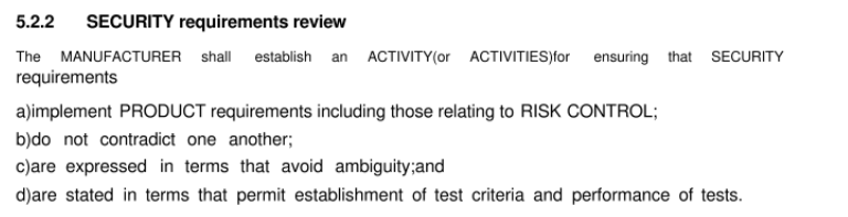 IEC 81001-5-1 보안 요구사항