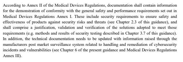 MDR Annex 2 기술 문서